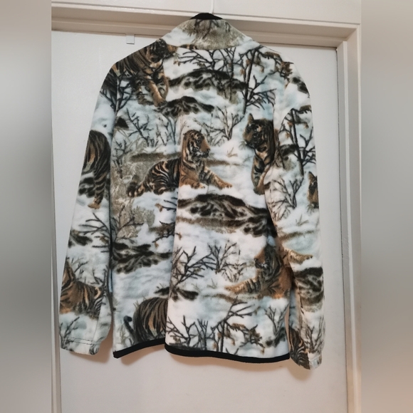 Vintage Cozy Corner  Unisex Fleece Jacket - Picture 2 of 4